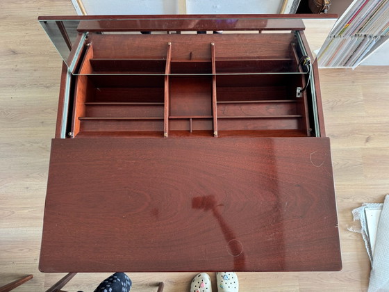 Magic box tafel en spiegel, Kaptafels, Glas, Hout, Bruin (foto 2 van 13)