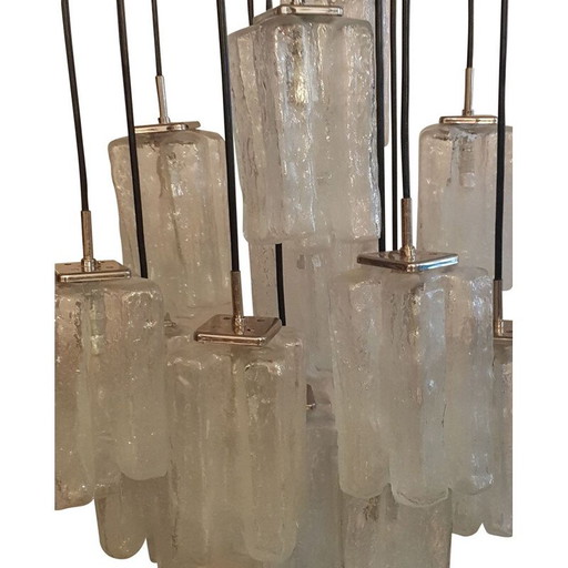 Lustre en cristal vintage "Granada" de Kalmar