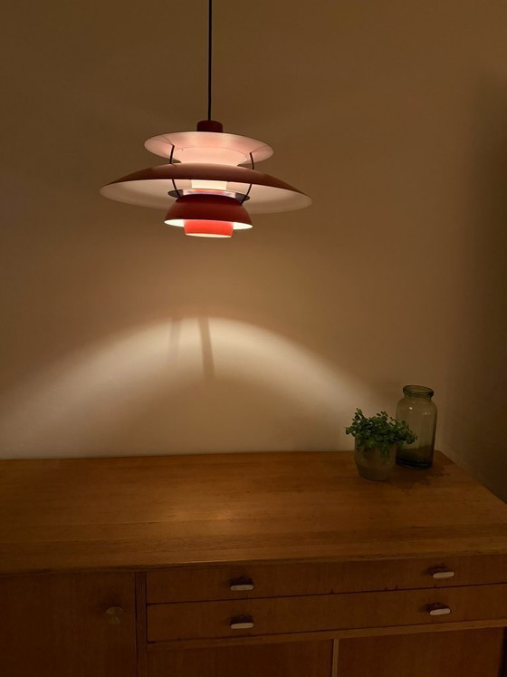 Image 1 of Vintage rare rouge Louis Poulsen PH5 - Poul Henningsen