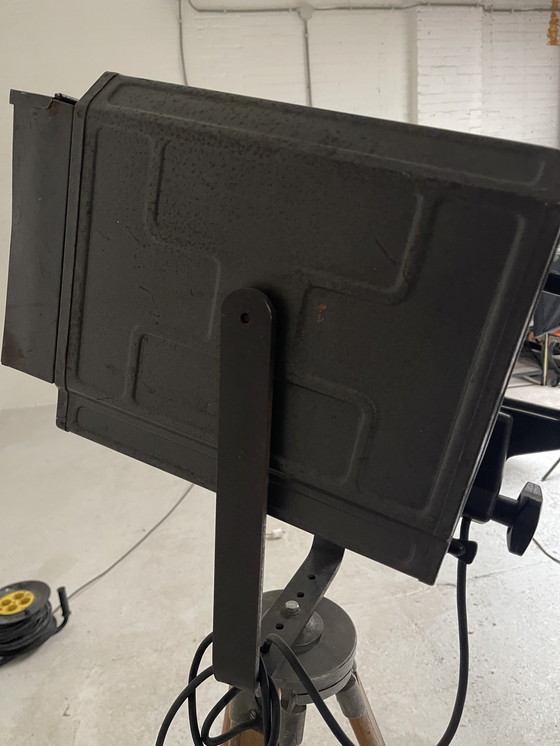 Image 1 of Lampe sur pied de théâtre, style industriel rétro art déco