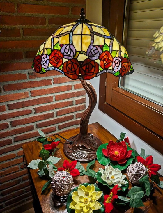 Lámpara Tiffany Floral – Lámparas de mesa, Crystal (photo 2 of 12)