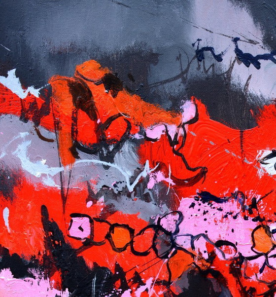 Image 1 of Rood tegen zwart