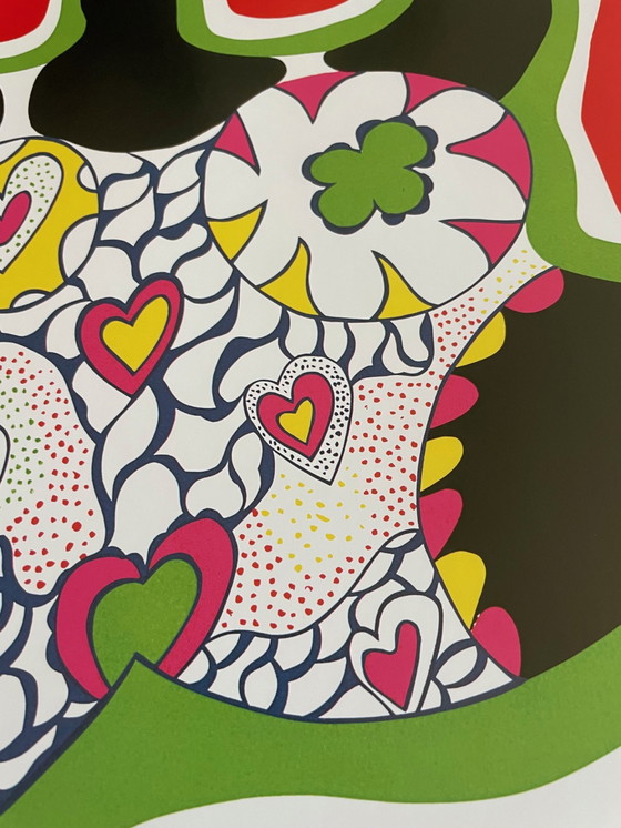 Image 1 of Niki de Saint Phalle (1930-2002), Leaping Nana, Manifesto della mostra 2016