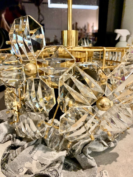 Authentischer Kinkeldey-Kronleuchter mit facettiertem Kristallglas – Crystal (photo 5 of 9)