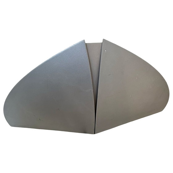 Image 1 of Autograph Paris - Lampada da parete/applique modello - N338 00 OXO A - Design contemporaneo, anni '90 - Francia - Grigio opa