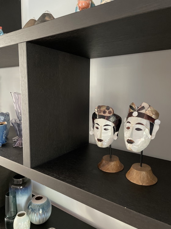Image 1 of Keijser&Co Schrank aus schwarzer Eiche mit Fächern