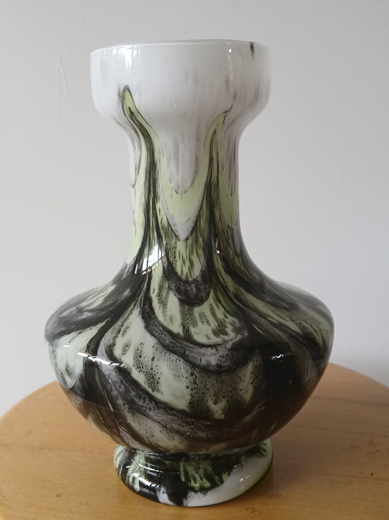 Image 1 of ITALIAN OPALINE VASE