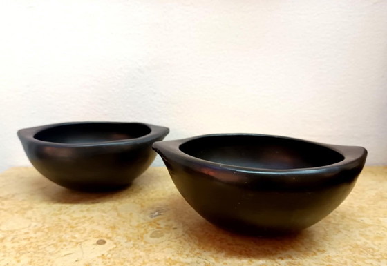 Image 1 of 2x La Chamba aardewerken kommen, Colombia