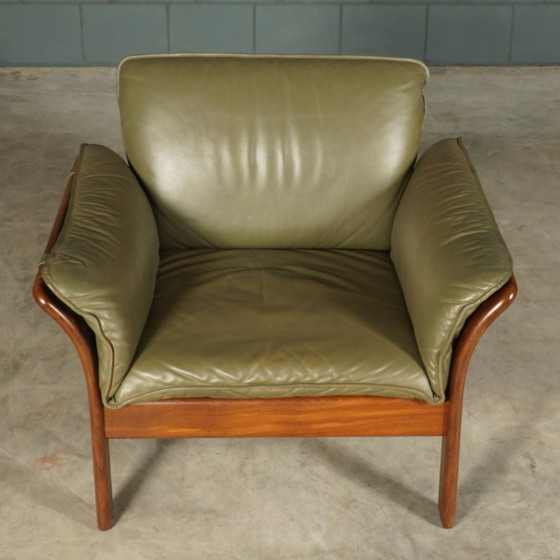 Poltrone vintage ‘Scala’ - Dreipunkt International - anni '80 – Leather, Wood (photo 10 of 11)