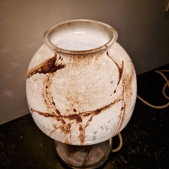 Image 1 of Lampe champignon vintage de style Murano 1970