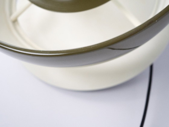 Image 1 of Lampe à suspension vintage danoise Jutlandia par Jorgen Hoj, Holmegaard, 1970