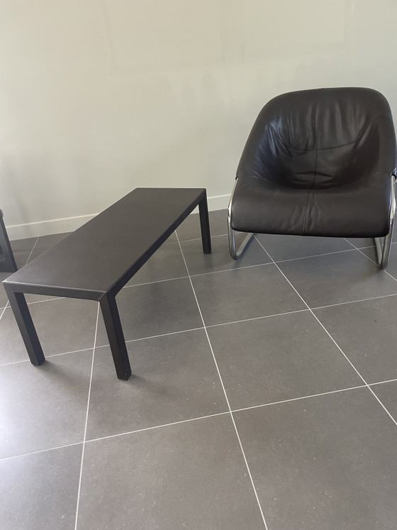 Image 1 of Minotti Leather Table