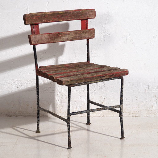 Antieke kinder-tuinstoel (ca. 1920)