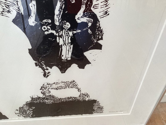 Image 1 of Jef Diederen bois/linogravure /25 Maastricht