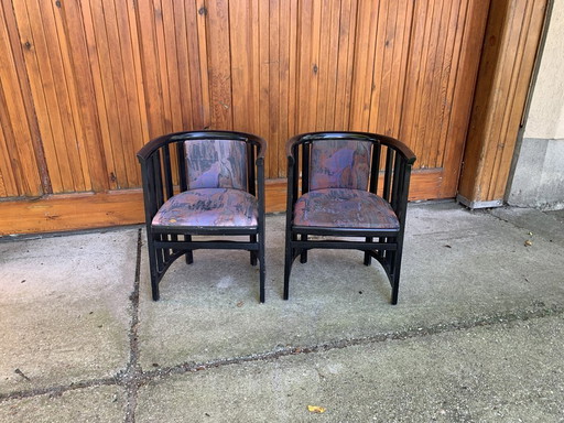 Set von Jugendstil-Sesseln im Stil von Josef Hoffmann, 1920