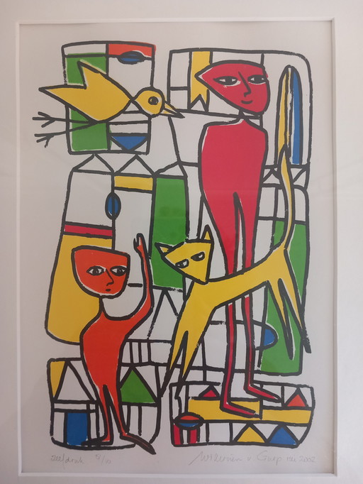 Painting/Screenprint Willemien Van Gurp