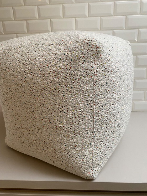 Image 1 of Pouf bouclé confetti