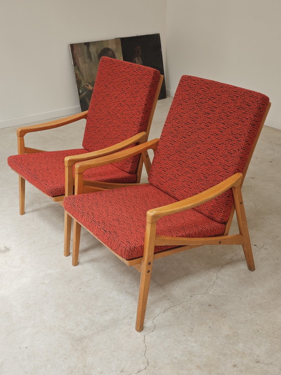 Image 1 of Pair of Jiri Jiroutek armchairs for TON Bystrice