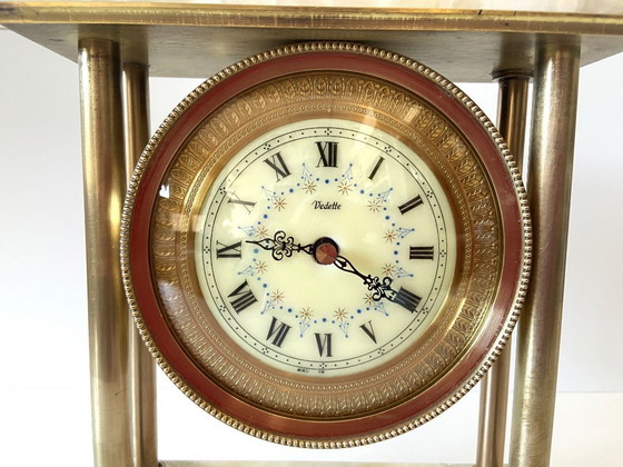 Image 1 of Orologio da camino vintage, orologio da portico, con protagonista, realizzato in Francia, stile Art Déco Luigi XVI