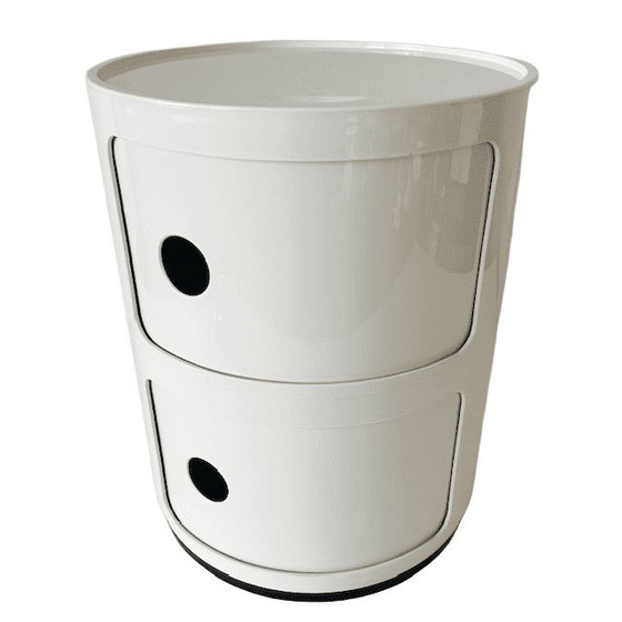 Image 1 of Vintage mid-century space age Kartell cabinet Anna Castelli Ferrieri 1970's