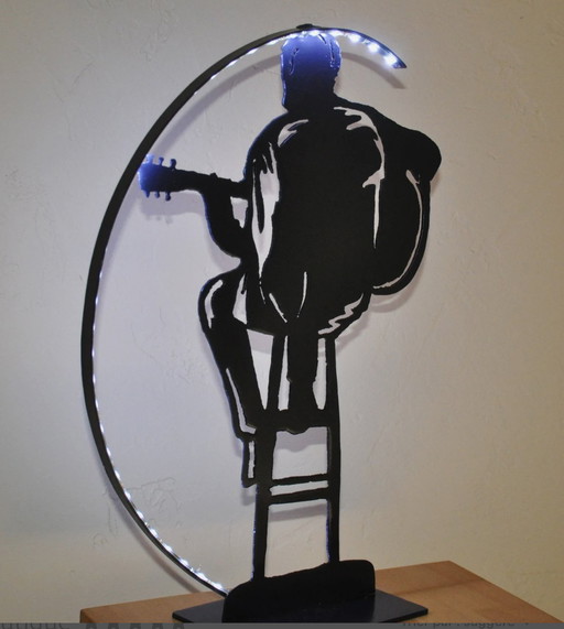 Musician lamp, Guitar, Deco lamp, Guitarist