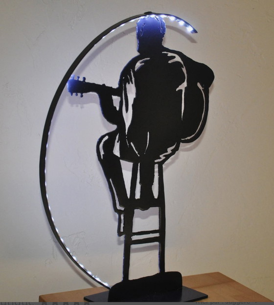 Image 1 of Musician lamp, Guitar, Deco lamp, Guitarist