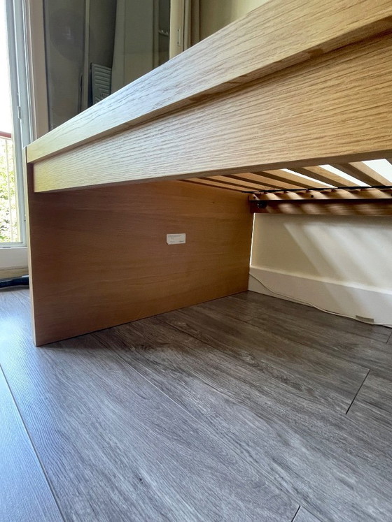 Image 1 of Single bed 90x200 cm Solid Oak - HABITAT (Adams model) + Firm Comfort Mattress.
