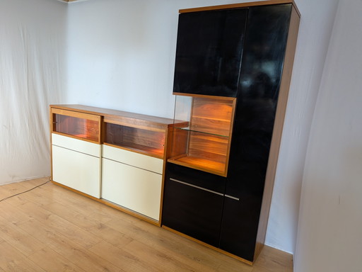 Musterring Design Wall Unit | Complete Set | Walnut & High Gloss