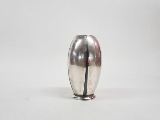 Silver plated vase by WMF Ikora, Germany 1920's