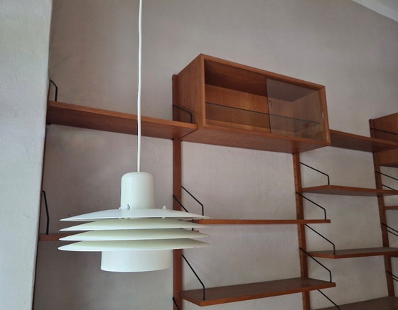 Image 1 of Trapsgewijze hanglamp van Horn Belysning, Denemarken, jaren 80.