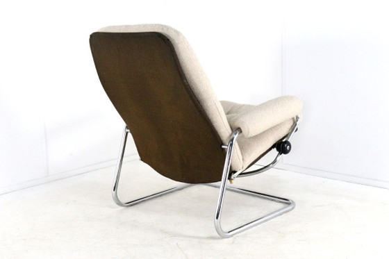 Image 1 of Ekornes Stressless 1970s armchair vintage newly upholstered