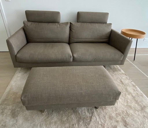 Canapé Montis - Axel 1 place avec 2 appuis-tête et 1 pouf