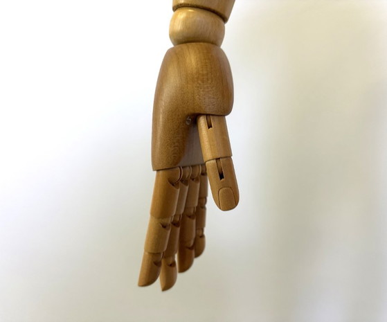 Figura articulada artística de tamaño infantil, años 80 – Esculturas, Metal, Madera (photo 12 of 15)