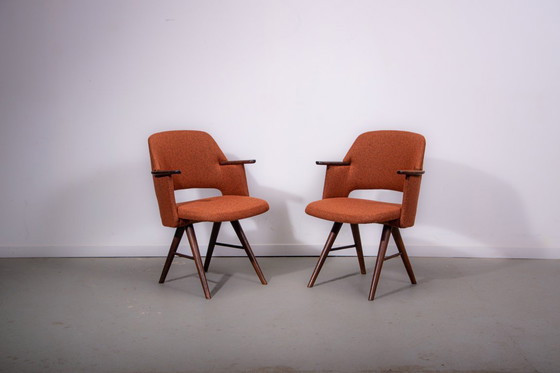Image 1 of Sedie FT30 disegnate dal designer olandese Cees Braakman per Pastoe. Circa 1950