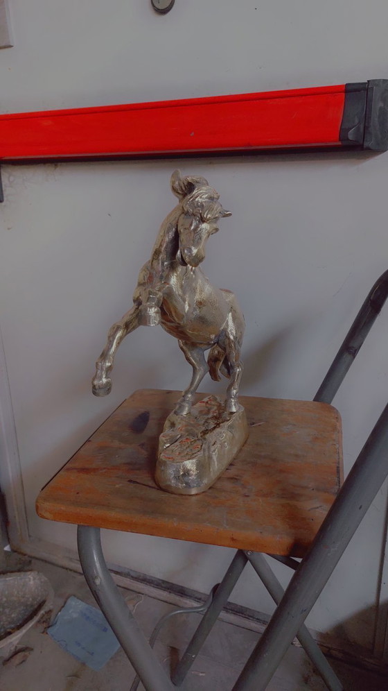 Image 1 of Stallion statue