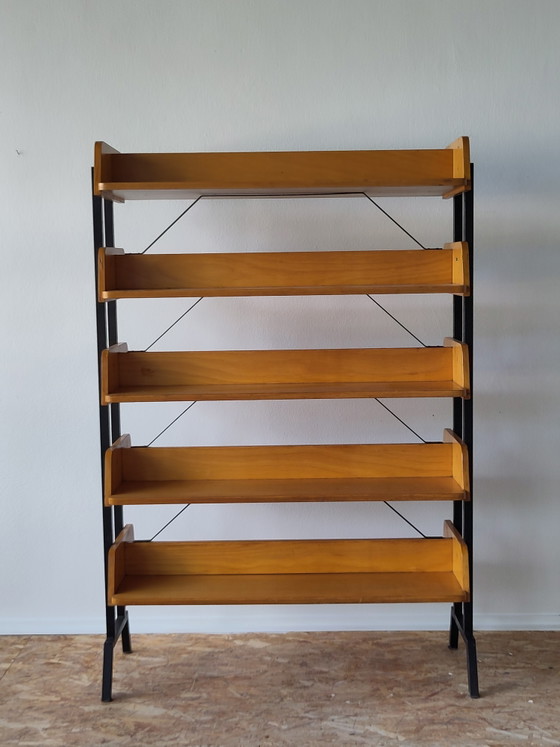 Image 1 of 1950s library cabinet room divider