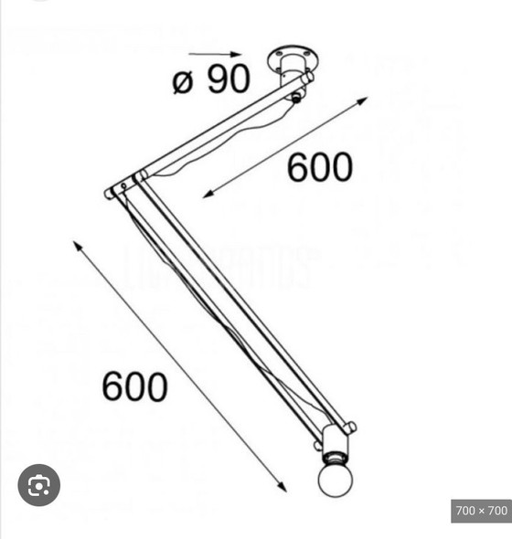 Image 1 of Modular Nomad minimal Tal E27 + minimal shade large Pendant lamp white
