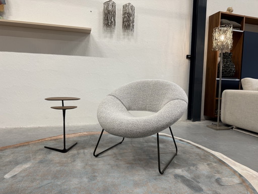 Leolux Mimas Fauteuil Tissu Mondo Blanc