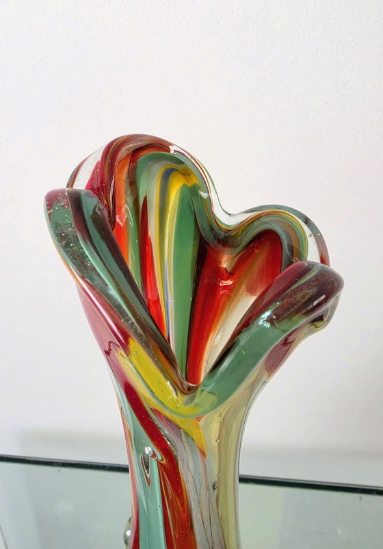 Zabkowice Glassworks Polonia, vaso multicolore – Vasi, Vetro (photo 4 of 13)