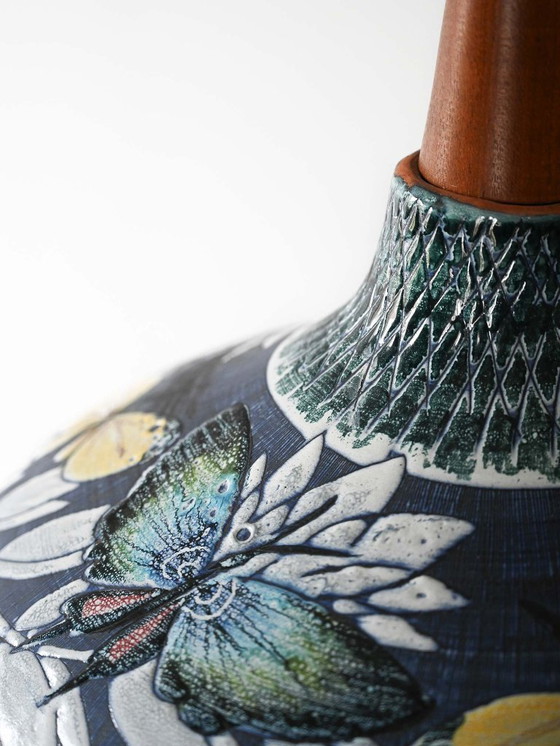 Image 1 of Lámpara colgante de cerámica de Tilgmans Keramik, atribuida a Marian Zawadzki