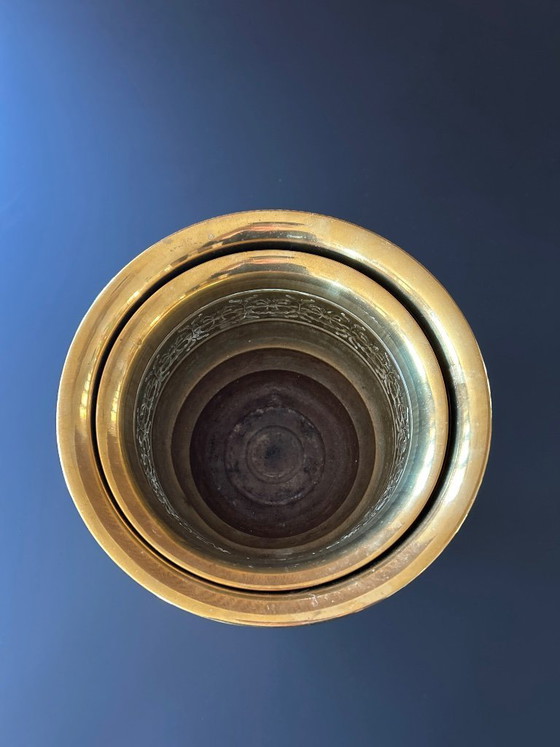 Image 1 of Macetas de latón de RIO Tiel, fabricadas en Holanda.