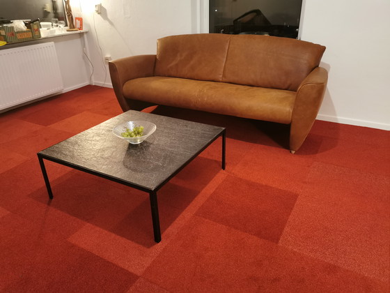 Image 1 of 1 zweisitziges Sofa Jori aus Rindsleder; Farbe Cognac