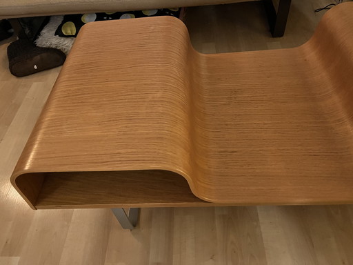 Tavolino da caffè vintage in compensato IKEA Lagfors