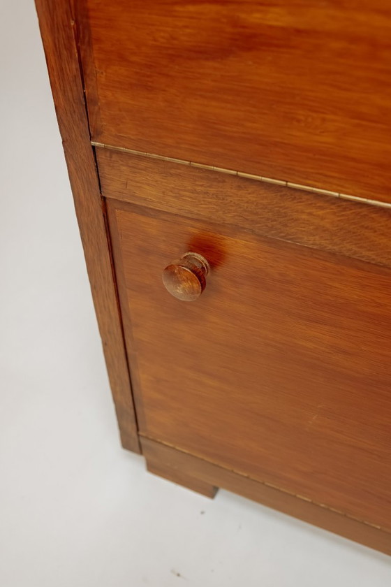 Image 1 of Vintage wooden shoe cabinet