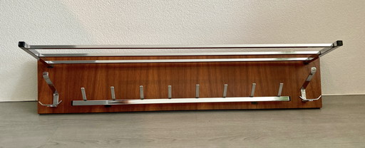 Vintage Retro/design large wall coat rack, 1960s