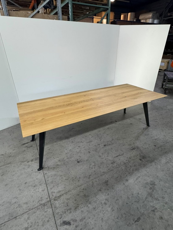 New Bert Plantagie Oak Dining Table Rectangular 260x110x76cm – Wood (photo 2 of 8)