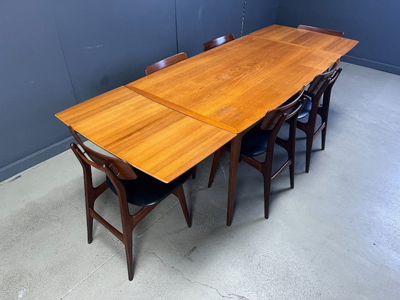 Image 1 of Set da pranzo Mid Century di Louis van Teeffelen per Wébé, anni '60