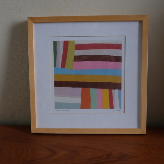 Offsetlithografie "Colour Pattern No. 4" en "Colour Experiment No. 28" by D. van B. voor IKEA (photo 5 of 12)