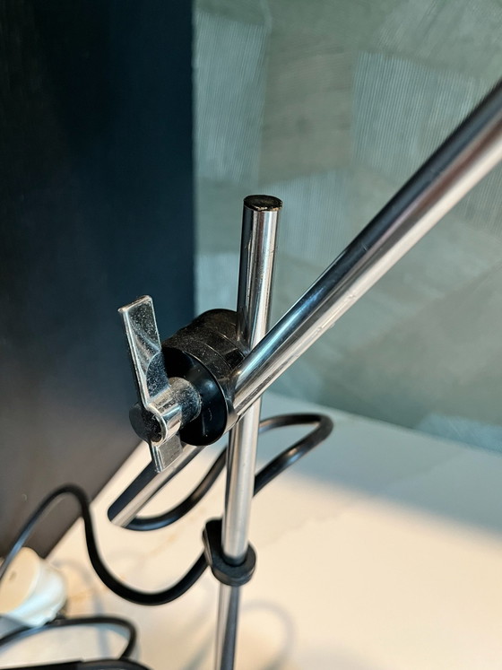 Hala Leuchten Schreibtischlampe, Schreibtischlampen, Metall, Chrom, Schwarz (Foto 2 von 10)