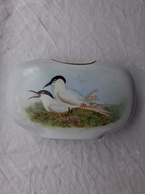 Vase porcelaine Bavière oiseaux – Hutschenreuther (photo 5 of 10)